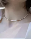 Soft Blush Pearl Necklace